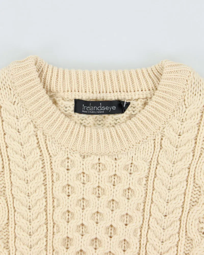 Vintage Irelands Eye Wool Aran Knit Jumper - XS sold by Rokit product image thumbnail 5