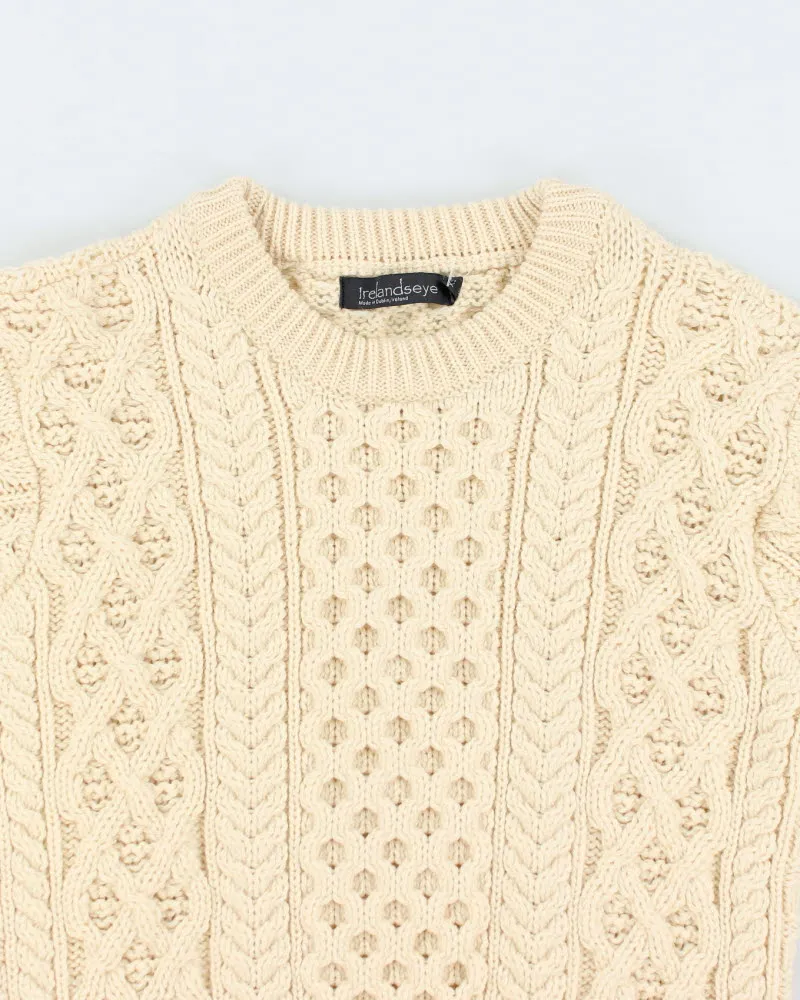 Vintage Irelands Eye Wool Aran Knit Jumper - XS sold by Rokit product image thumbnail 3