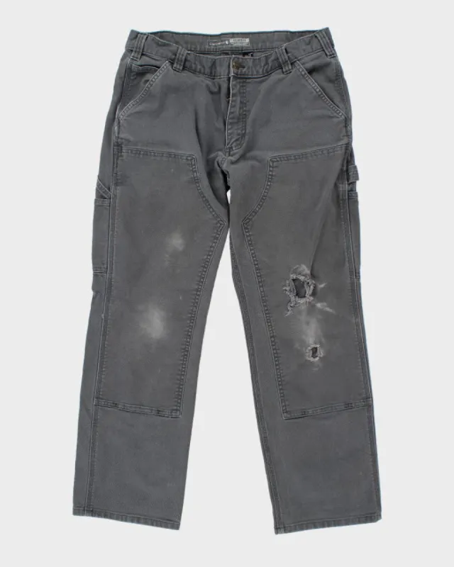 Vintage Carhartt Workwear Double Knee Carpenter Trousers - W34 L28 sold by Rokit