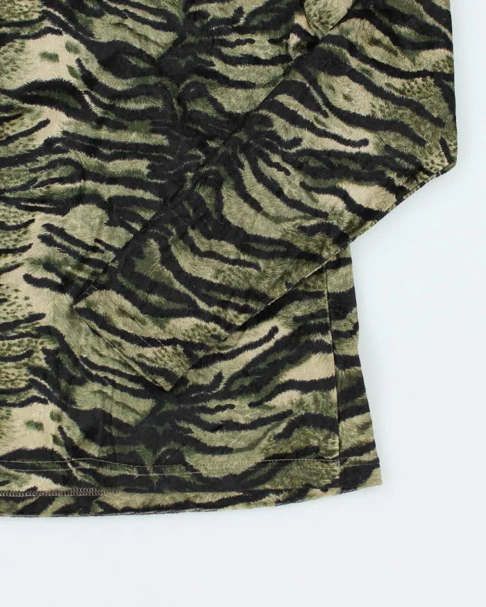 Deadstock Jessica Animal Print Velour Top - M sold by Rokit product image thumbnail 4