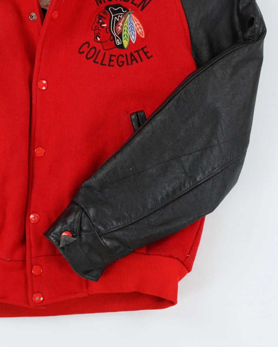 Vintage 80's Heavyweight Morden Collegiate Varsity Jacket - S sold by Rokit product image thumbnail 4