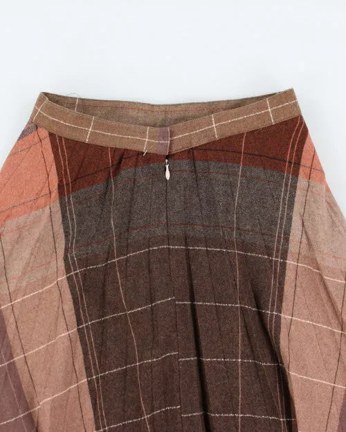 Vintage Wool Blend Checked Skirt - XS sold by Rokit product image thumbnail 3