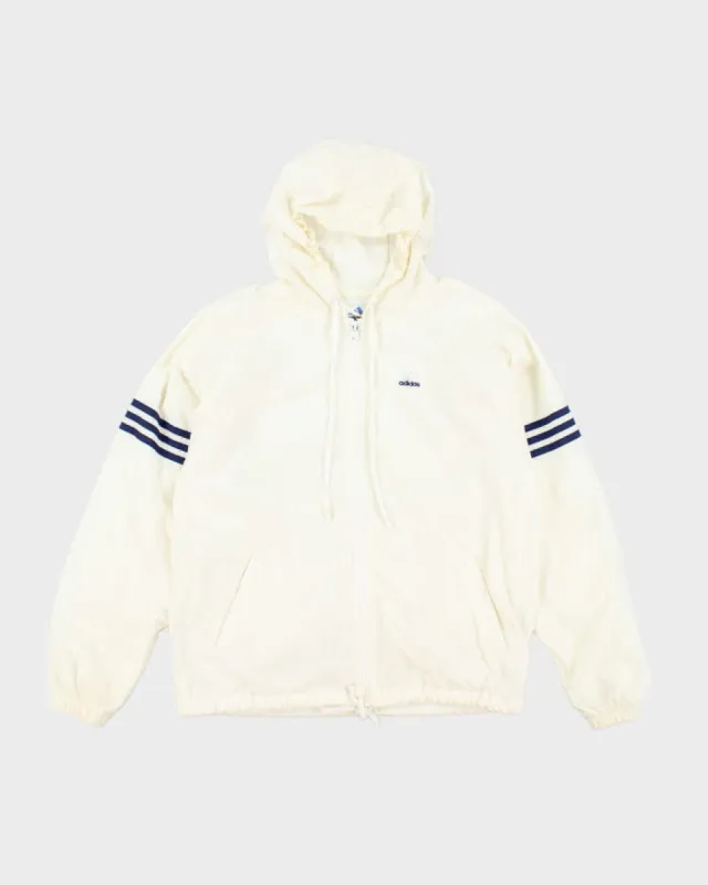 Vintage 90's Adidas Hooded Windbreaker Jacket - M sold by Rokit