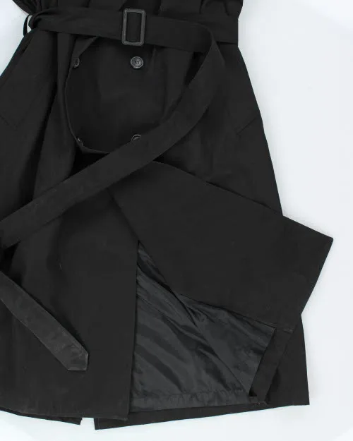 Vintage Moores Black Trench Coat - L sold by Rokit product image thumbnail 4