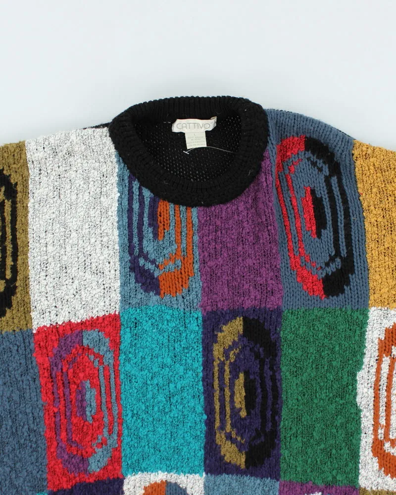 Vintage Cattivo Knit Jumper - L sold by Rokit product image thumbnail 3