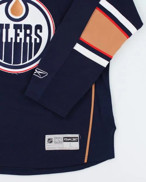Vintage 90's Reebok NHL Oilers Hockey Jersey - L sold by Rokit product image thumbnail 4