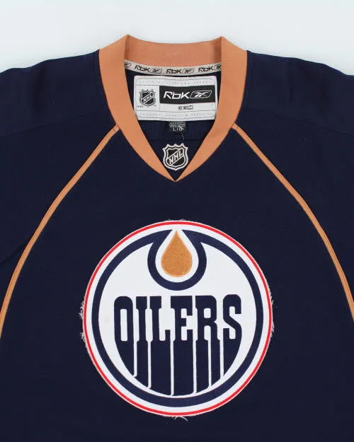 Vintage 90's Reebok NHL Oilers Hockey Jersey - L sold by Rokit product image thumbnail 3