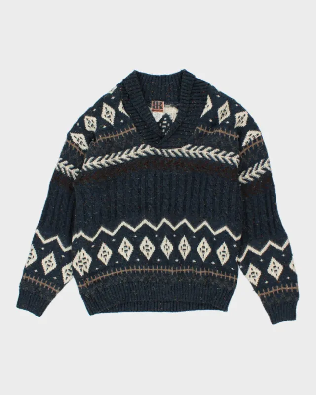 Vintage Wool & Silk Blend Knit Jumper - XL sold by Rokit