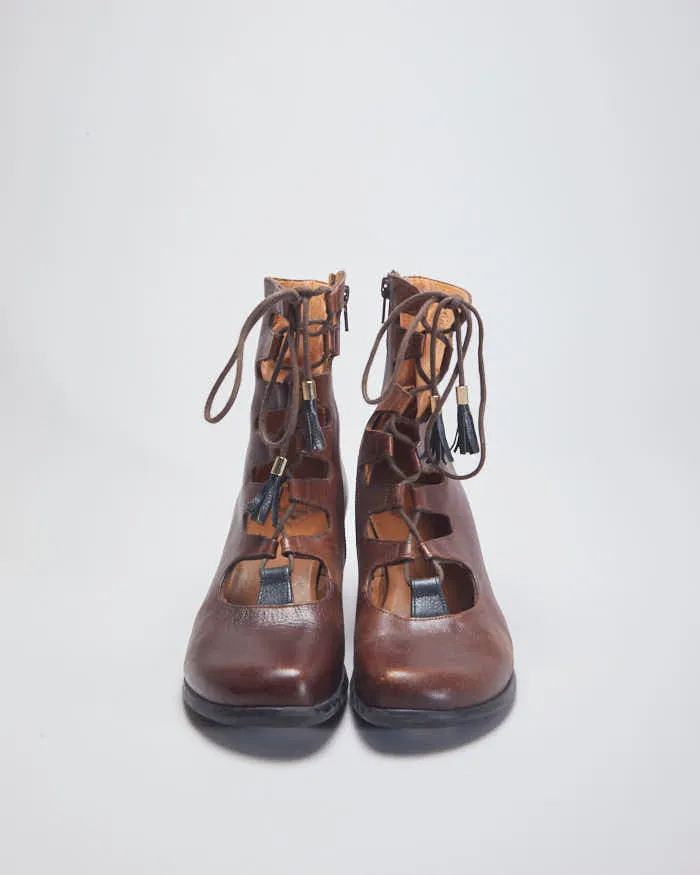 John Fluevog Lace-up Boots - UK5.5 sold by Rokit product image thumbnail 3