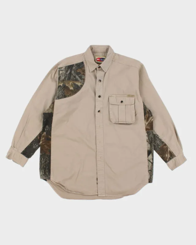 Vintage 90's Pro Gear Real Tree Camouflage Button Up Shirt - L sold by Rokit