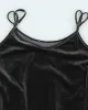 Y2k 00s Velvet Cami - M sold by Rokit