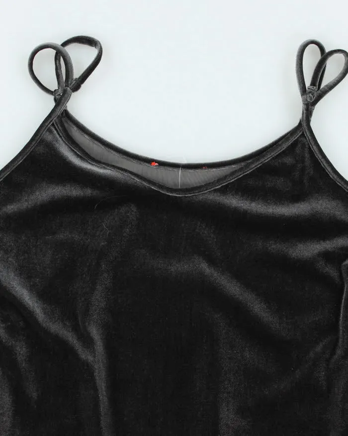 Y2k 00s Velvet Cami - M sold by Rokit product image thumbnail 3