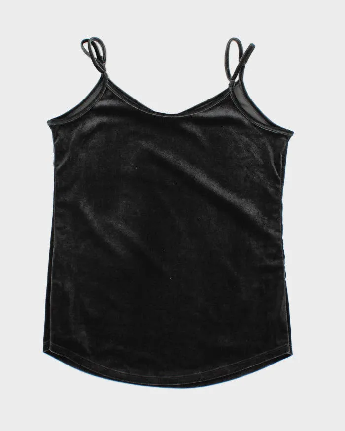 Y2k 00s Velvet Cami - M sold by Rokit product image thumbnail 2