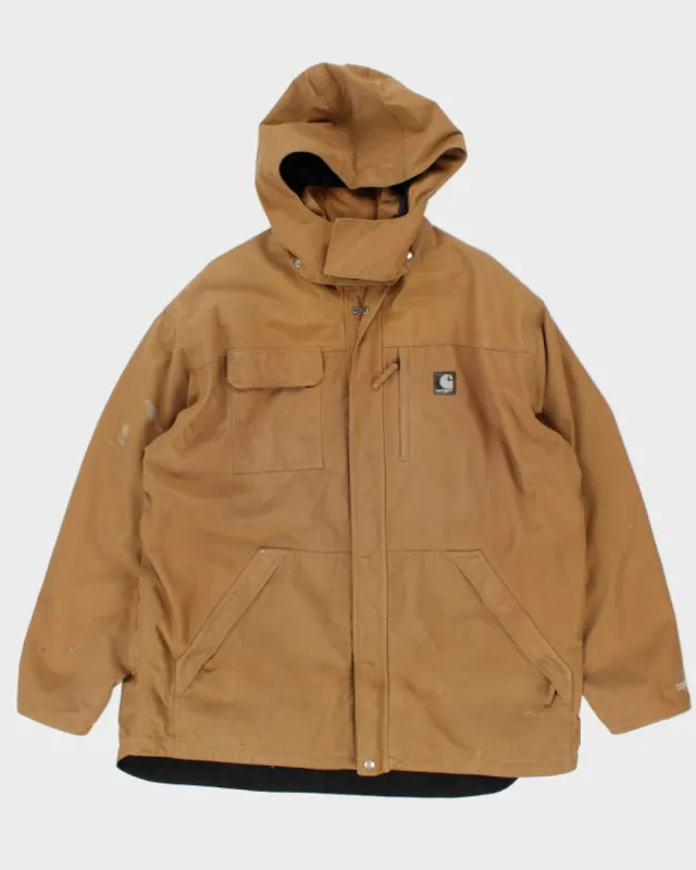 Carhartt Brown Hooded Jacket - XL sold by Rokit