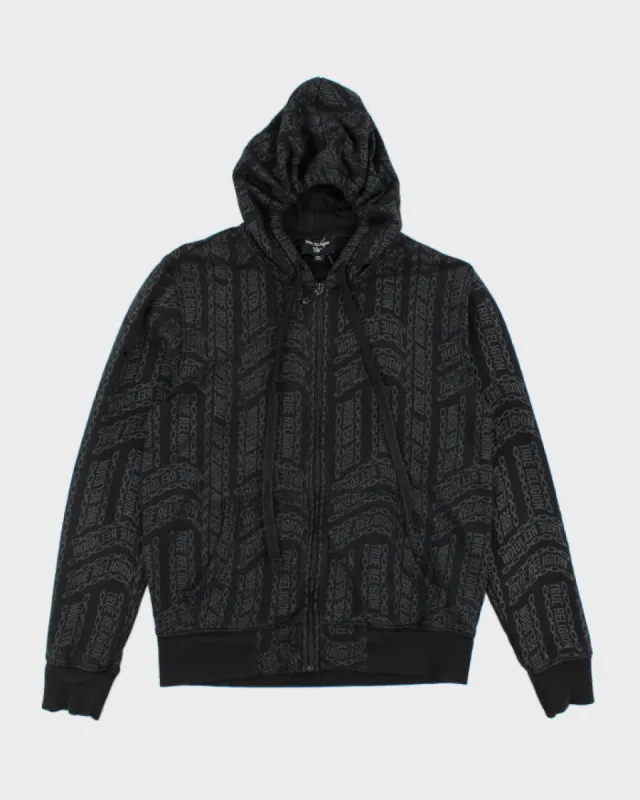 Vintage Y2K True Religion All Over Print Zip Up Hoodie - M made by True Religion