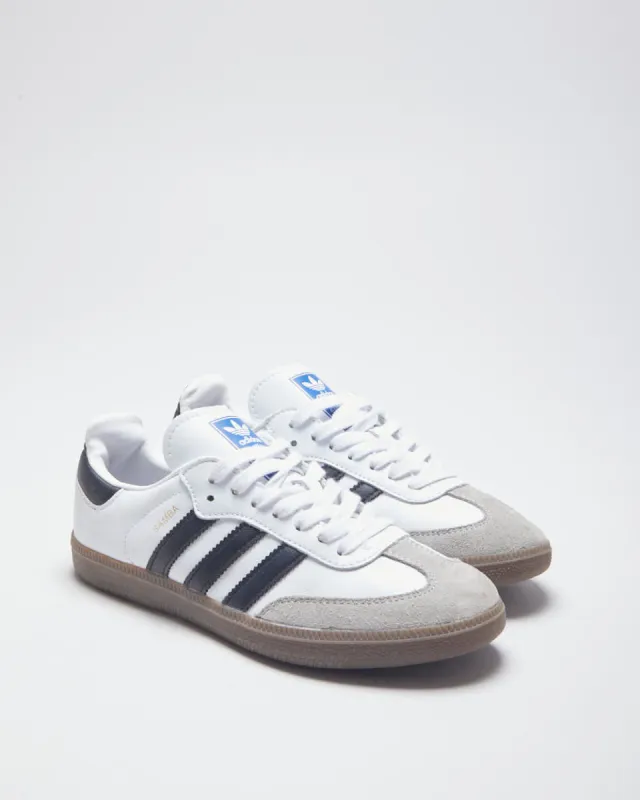 Adidas Samba Three Stripe Low Trainers - UK 5 sold by Rokit