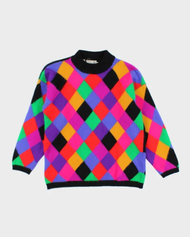 Vintage Rafaella Angora Wool Blend Knit Jumper - L sold by Rokit