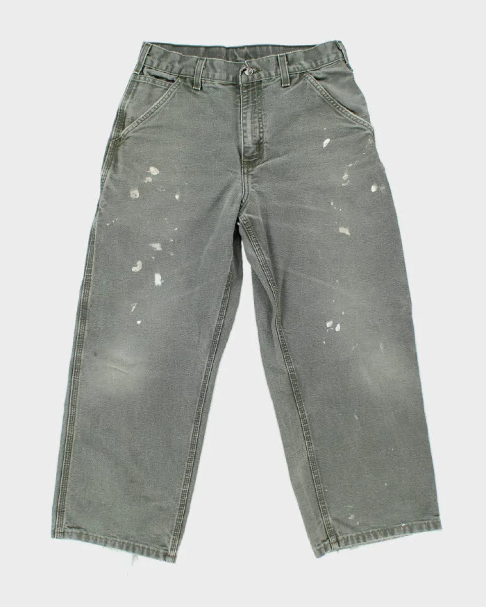 Vintage 90's Carhartt Double Knee Carpenter Trousers - W28 L25 sold by Rokit