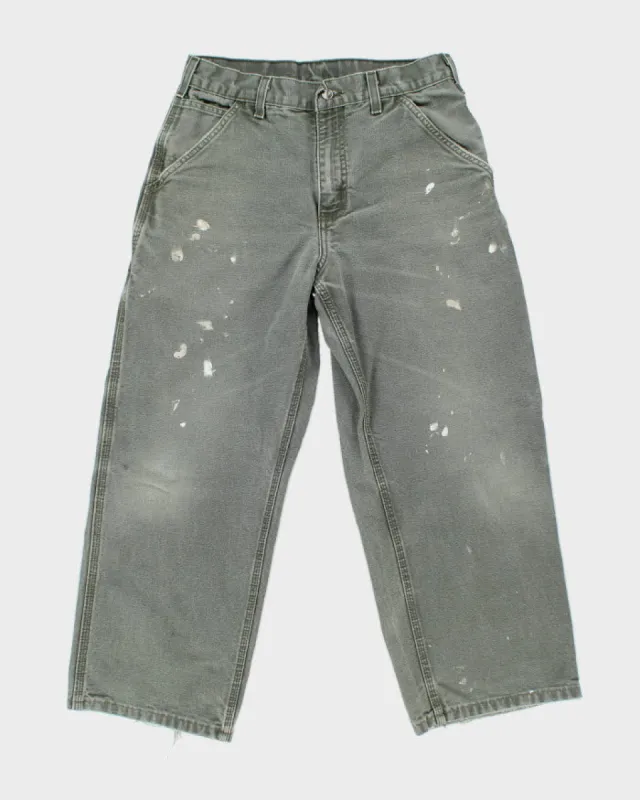 Vintage 90's Carhartt Double Knee Carpenter Trousers - W28 L25 sold by Rokit