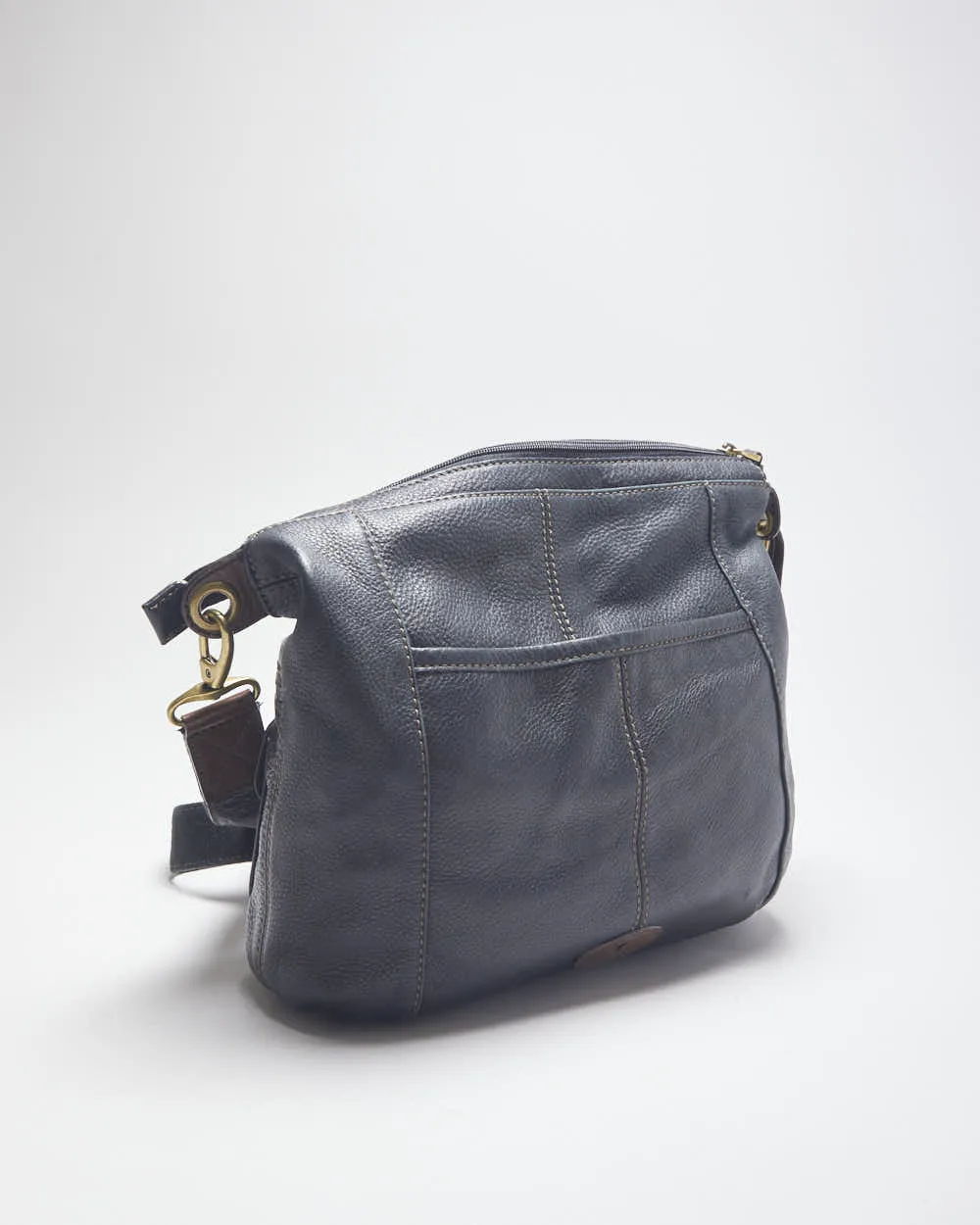 Fossil Black Leather Cross-body Bag sold by Rokit product image thumbnail 2