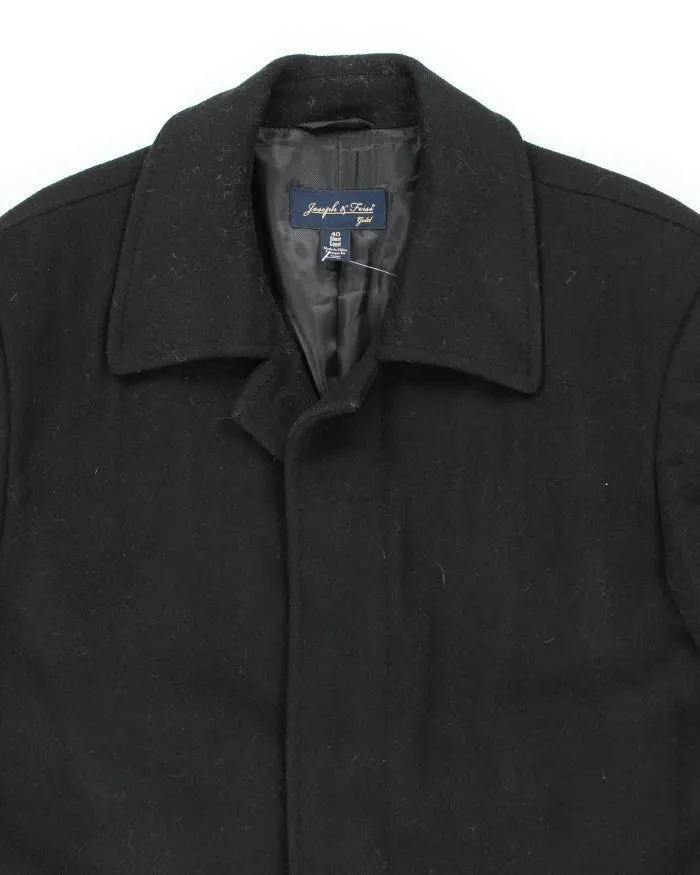 Joseph & Feiss Gold Black Wool Overcoat - L sold by Rokit product image thumbnail 3
