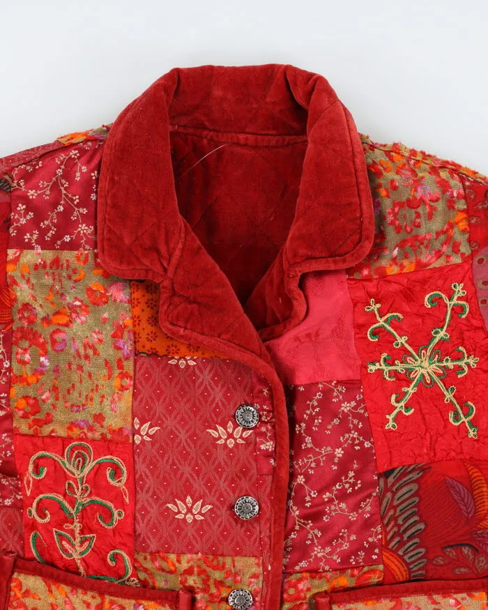 Vintage Patchwork Quilted Reversible Jacket - M sold by Rokit product image thumbnail 3