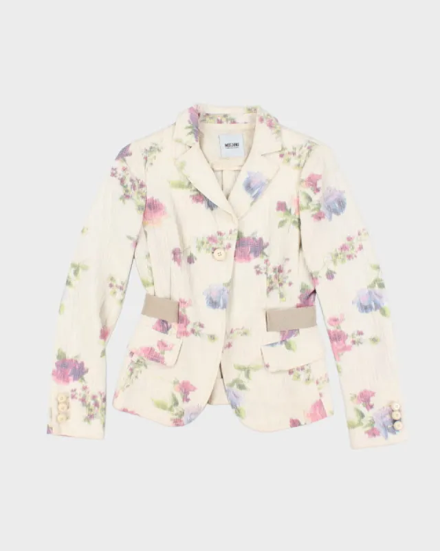 Moschino Floral Blazer Jacket - S sold by Rokit