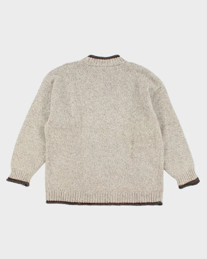 Vintage Trinity Wool Blend Aran Knit Jumper - L sold by Rokit product image thumbnail 2