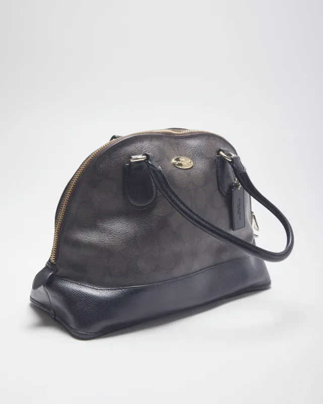 Vintage Y2K Coach Monogram Oval Handbag sold by Rokit