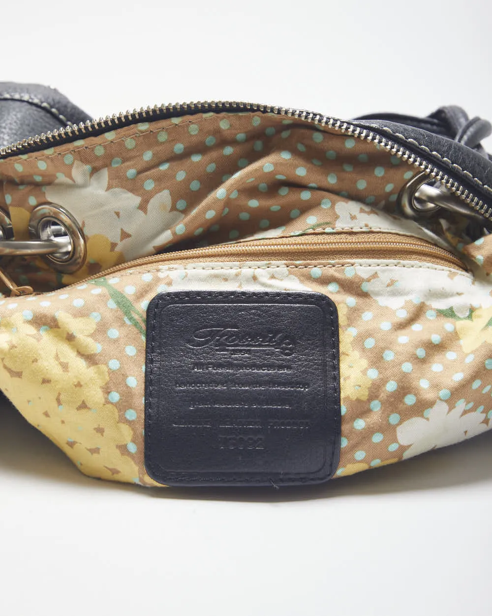 Fossil Black Leather Handbag sold by Rokit product image thumbnail 5