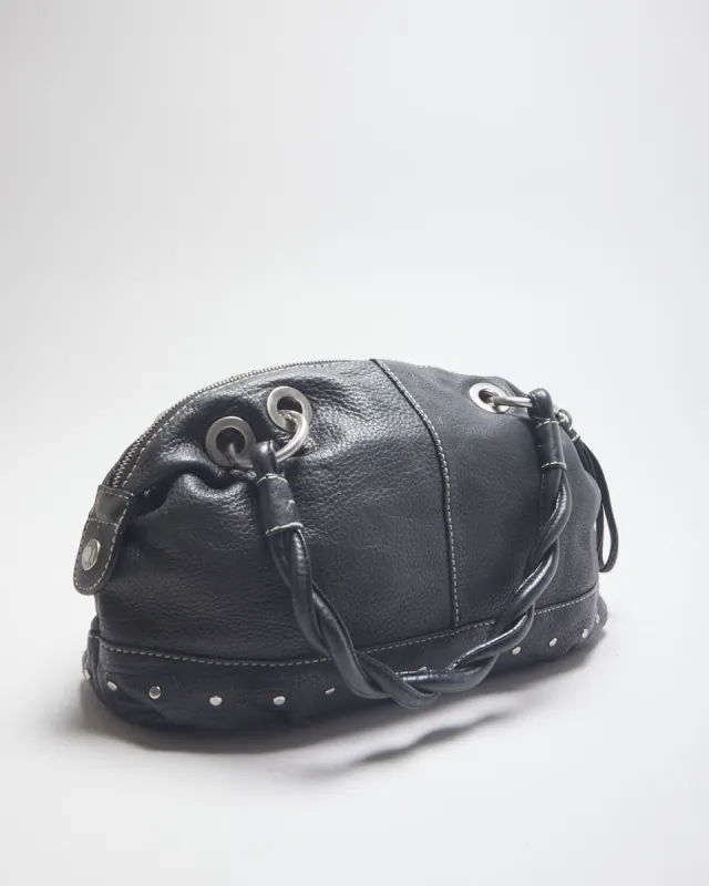 Fossil Black Leather Handbag sold by Rokit