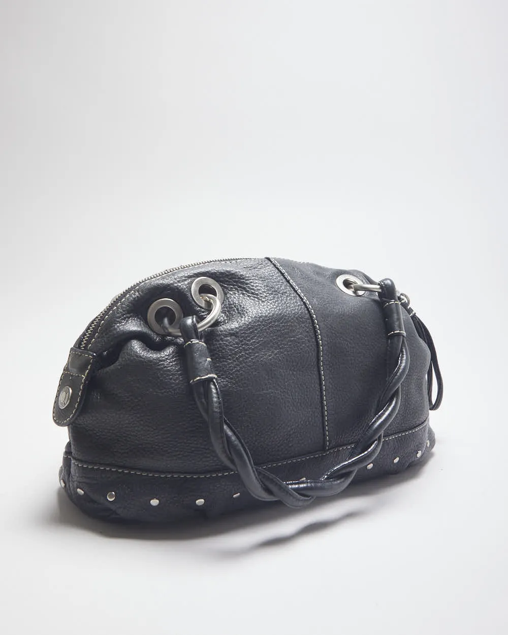 Fossil Black Leather Handbag sold by Rokit