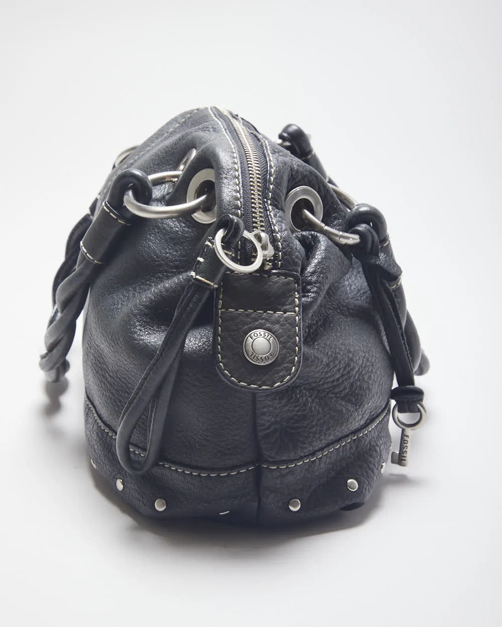 Fossil Black Leather Handbag sold by Rokit product image thumbnail 4