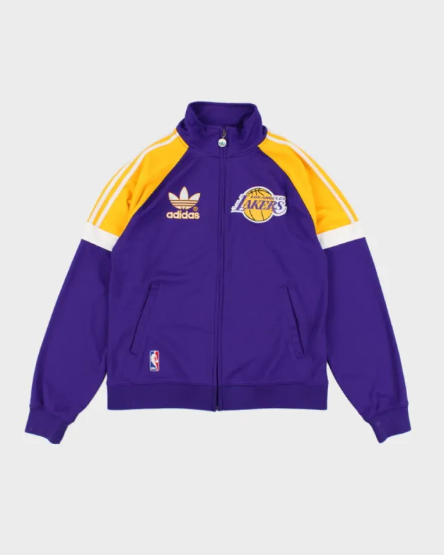 Vintage Adidas LA Lakers NBA Basketball Track Jacket - M sold by Rokit