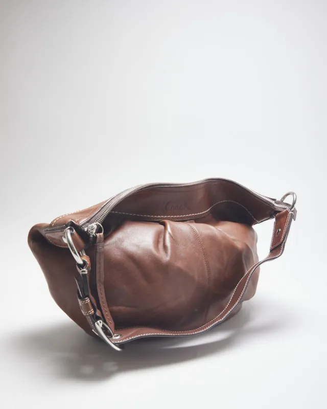 Vintage Coach Brown Leather Handbag sold by Rokit