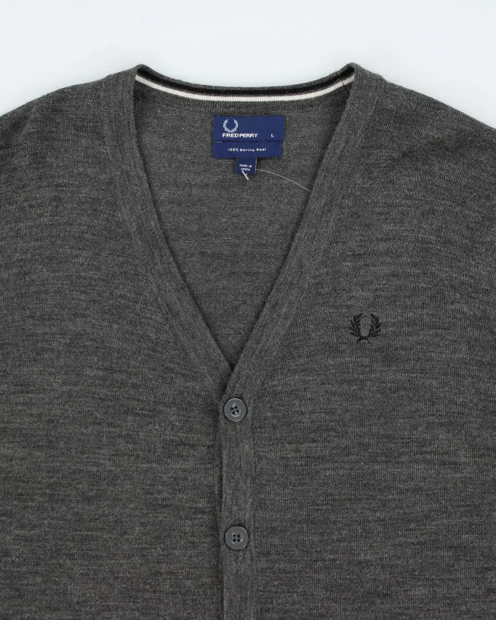 Fred Perry Merino Wool Cardigan - L sold by Rokit product image thumbnail 3