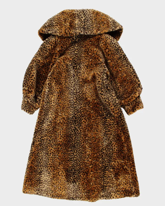 Monterey Leopard Print Faux Fur Coat - S sold by Rokit product image thumbnail 2