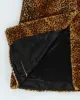 Monterey Leopard Print Faux Fur Coat - S sold by Rokit