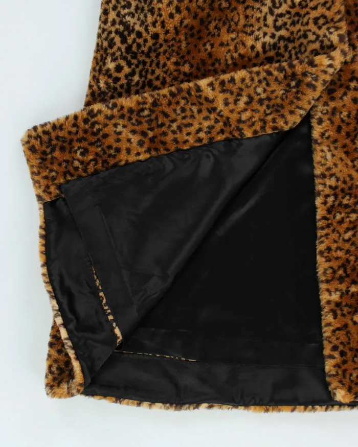 Monterey Leopard Print Faux Fur Coat - S sold by Rokit product image thumbnail 5