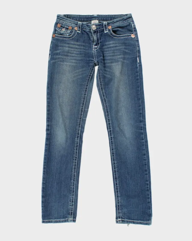 Vintage Y2K True Religion Medium Wash Skinny  Jeans - W29 L29 sold by Rokit