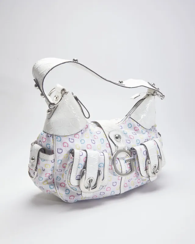 Y2k 00s Guess Monogram Handbag sold by Rokit
