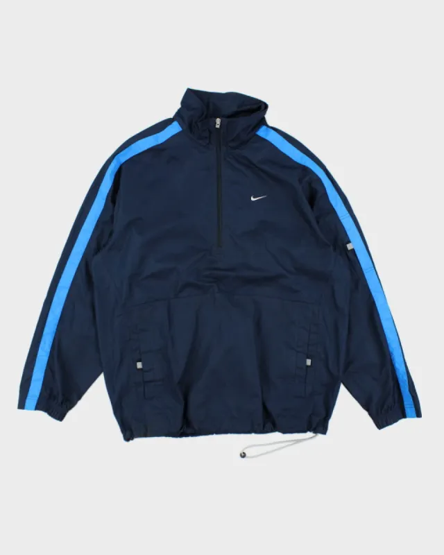 Vintage 2000's Nike Quarter Zip Pullover Track Jacket - M sold by Rokit