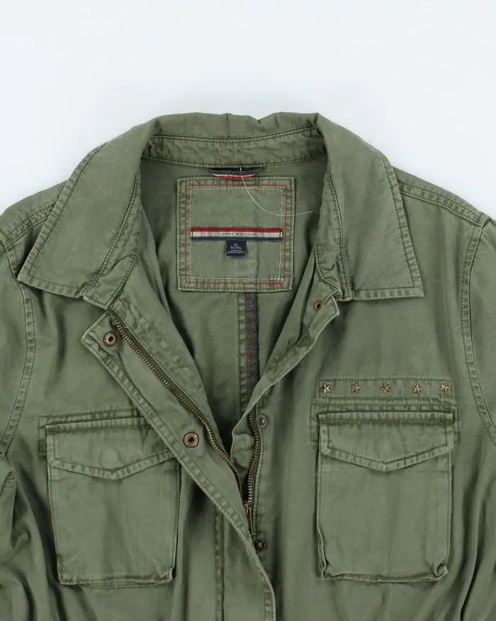 Vintage Y2K Tommy Hilfiger Military Zip Up Jacket - XL sold by Rokit product image thumbnail 3