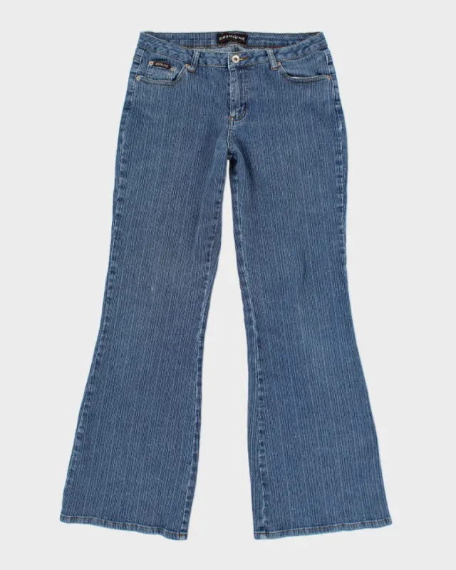 Vintage Y2K Gasoline Striped Flared Jeans - W28 L30 sold by Rokit