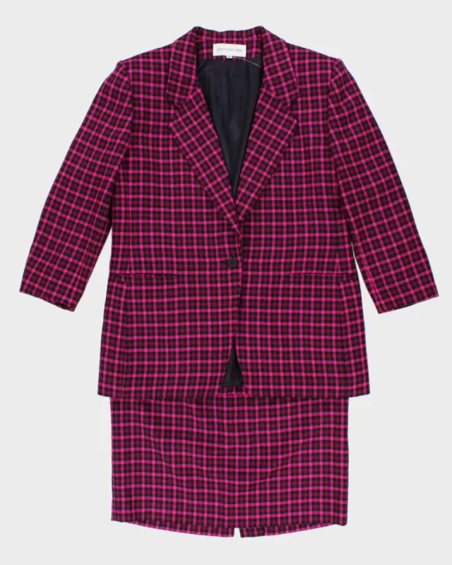 Vintage 90s Jessica Wool Skirt Suit - M sold by Rokit