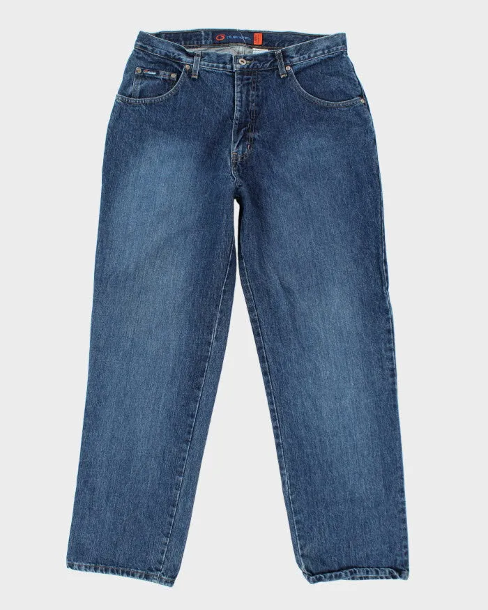 Vintage Y2K Baggy Fit Medium Wash Jeans - W34 L30 sold by Rokit