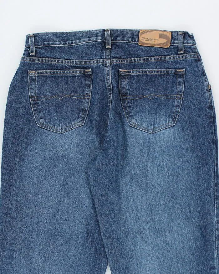 Vintage Y2K Baggy Fit Medium Wash Jeans - W34 L30 sold by Rokit product image thumbnail 4