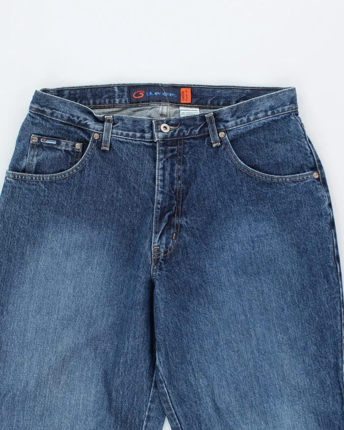 Vintage Y2K Baggy Fit Medium Wash Jeans - W34 L30 sold by Rokit product image thumbnail 3