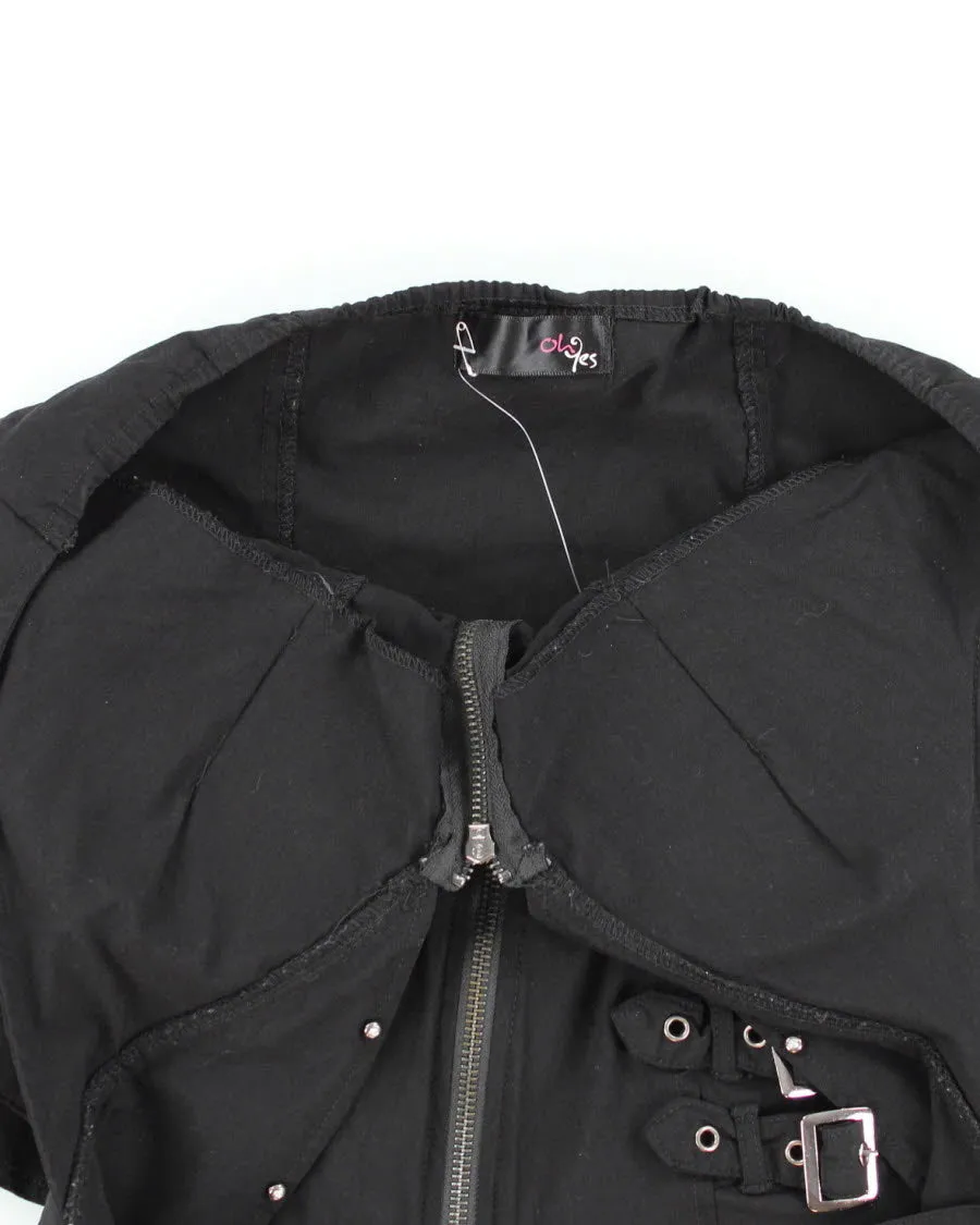 Y2k 00s Oh Yes Buckle Halter Top - L sold by Rokit product image thumbnail 3