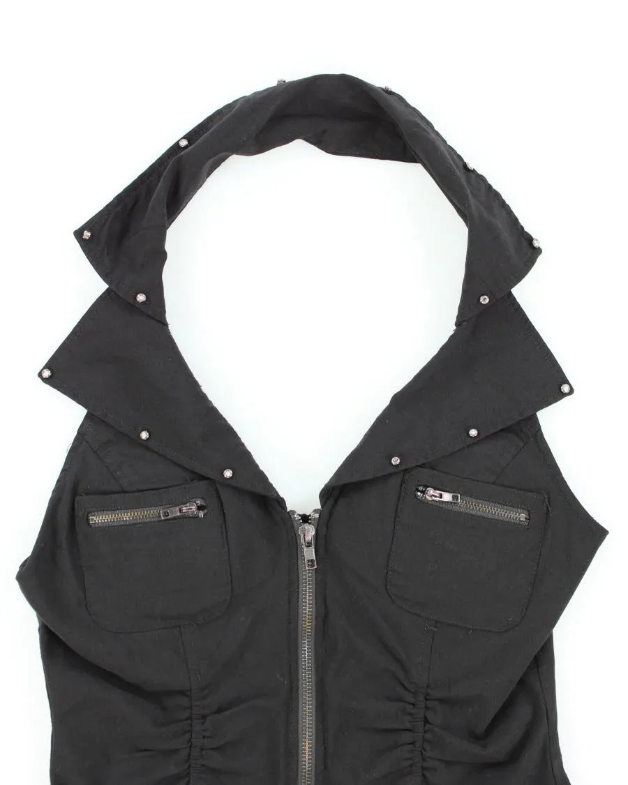 Y2k 00s Oh Yes Buckle Halter Top - L sold by Rokit product image thumbnail 4